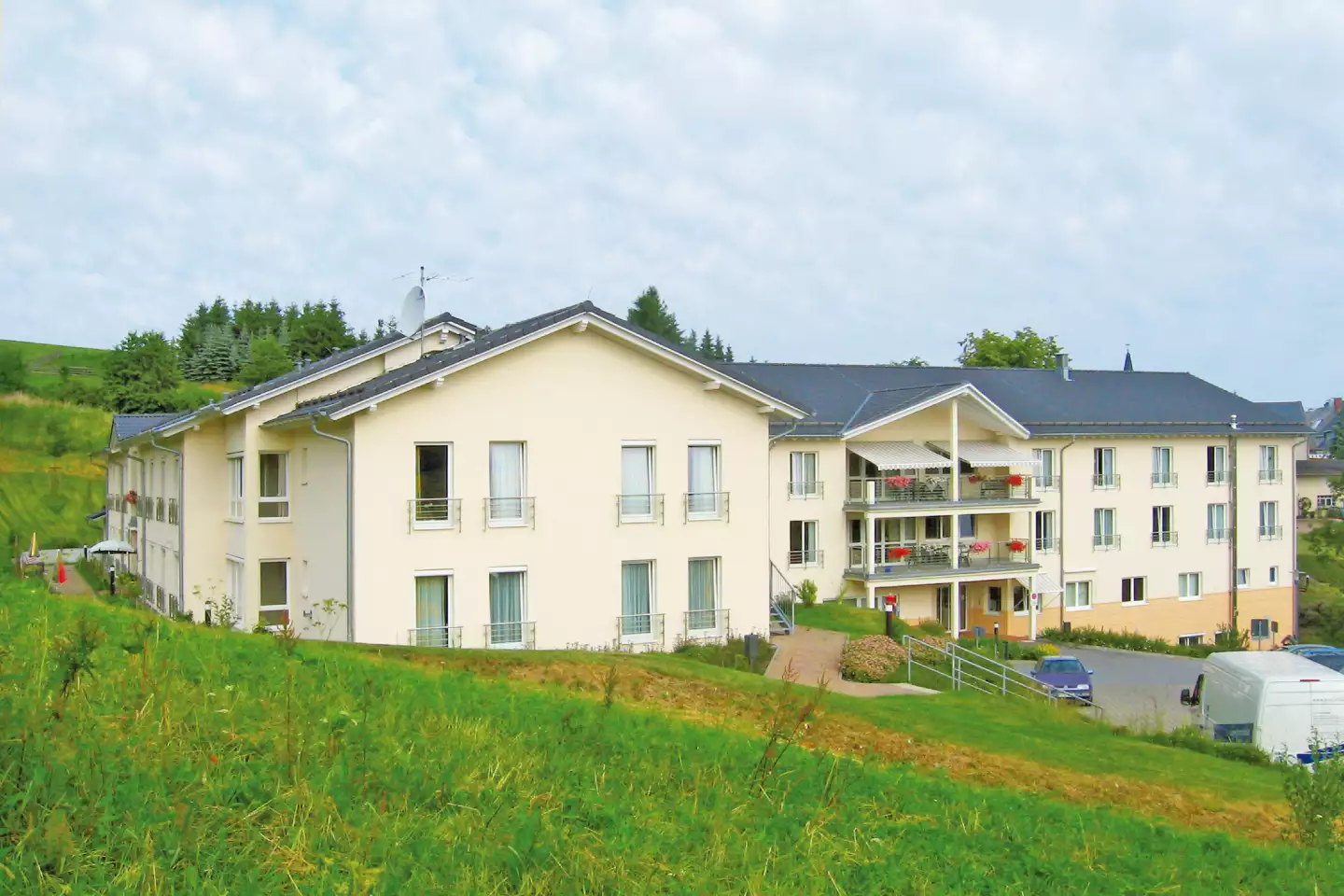 Blick auf die Einrichtung