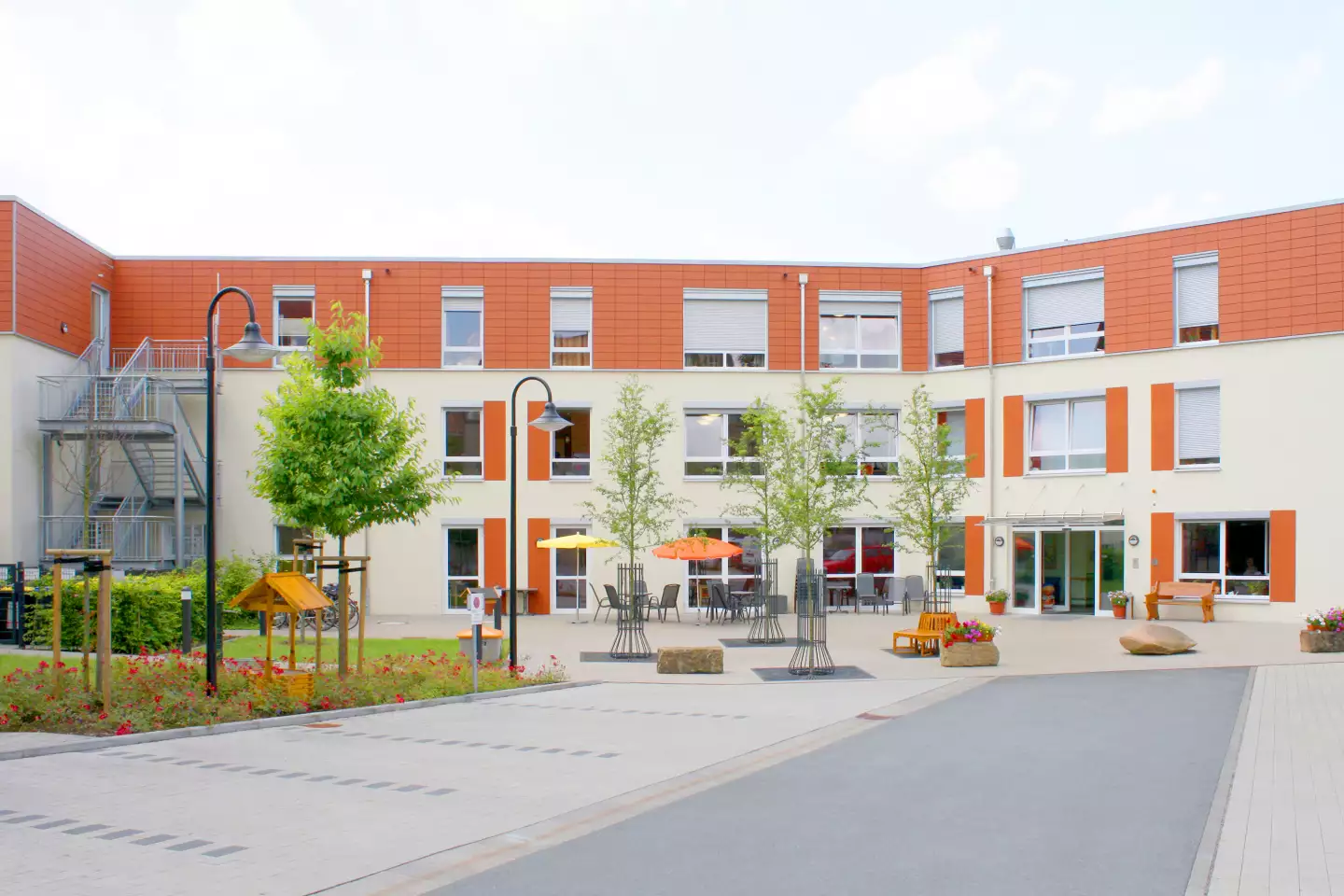 Blick auf die Einrichtung